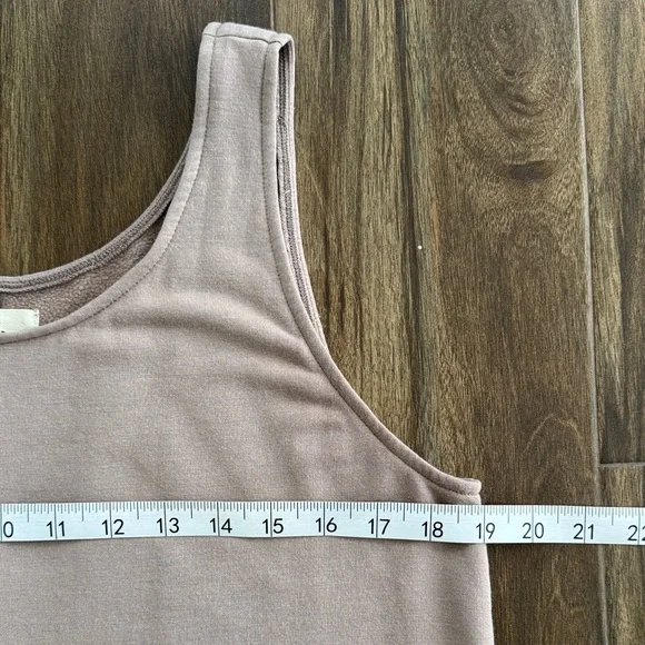 Madewell MWL Superbrushed Pull-On Jumpsuit in Telluride Stone, Medium - Picture 4 of 14